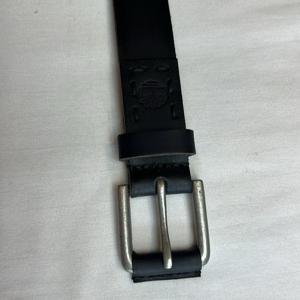 Timberland leather belt New Black New